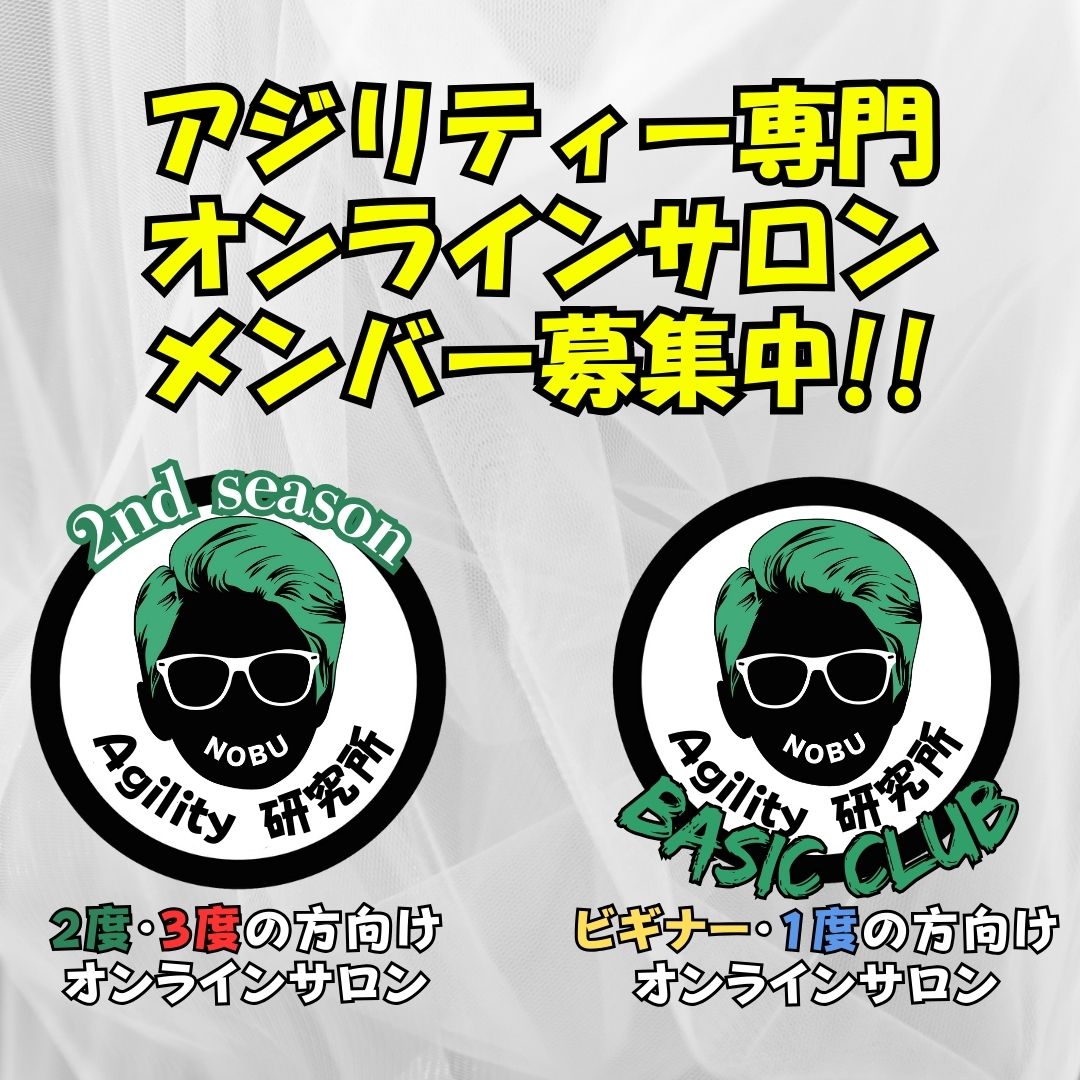 アジリティー研究所・アジリティー研究所BASIC CLUB 入会申込み受付中